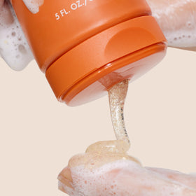 Origins GinZing texture with visible jojoba beads for gentle exfoliation benefit