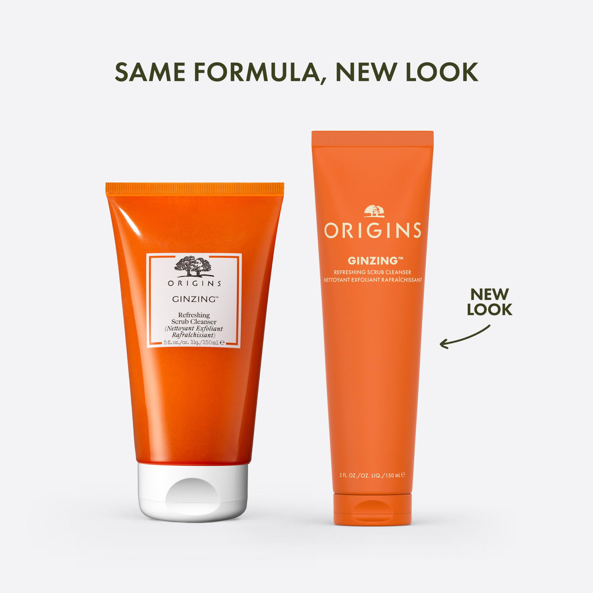 Origins GinZing pump dispense close-up demonstrating easy controlled application benefit