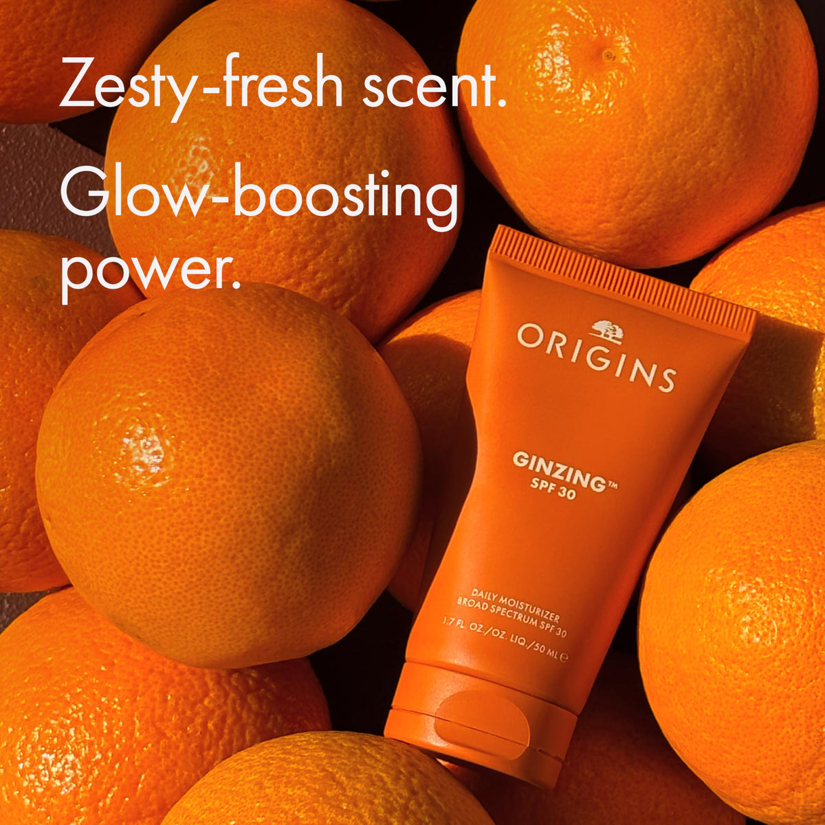 Origins GinZing blended under foundation for a non-whitening finish