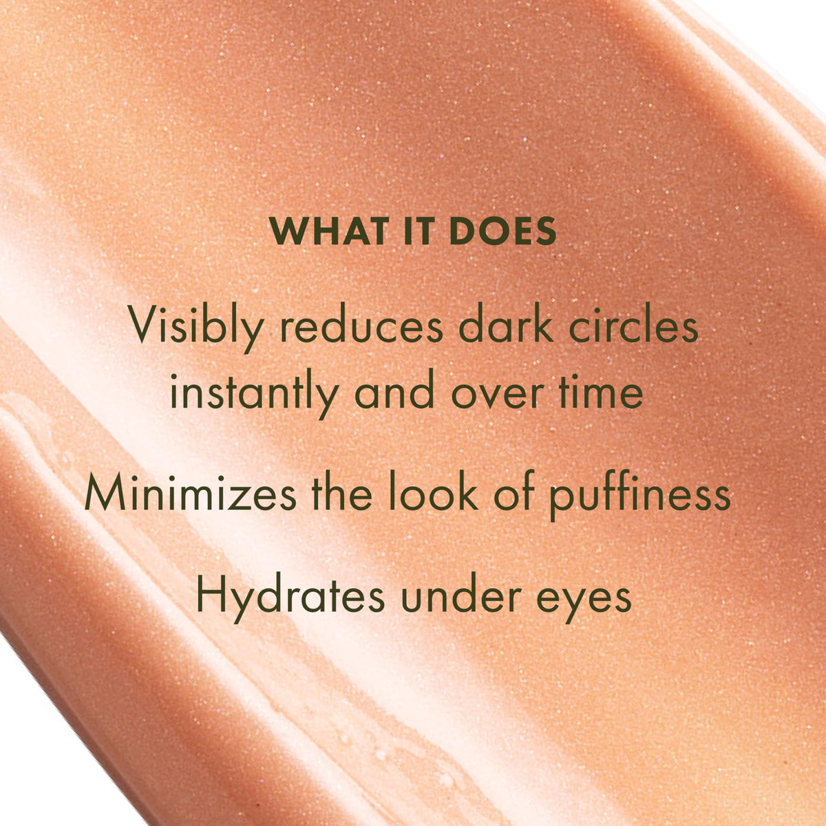 Origins warm shade swatched on arm showing color-correcting benefit for deeper tones