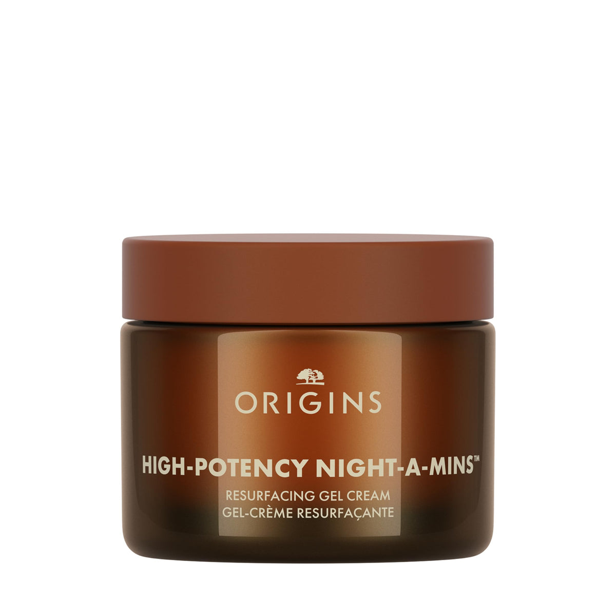Origins front packaging of Night-A-Mins showing product and benefits