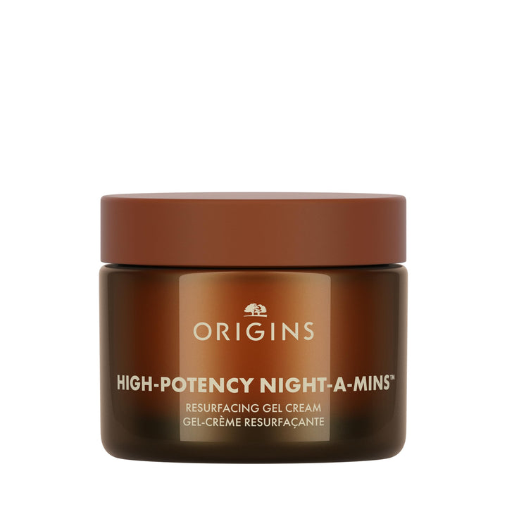 Origins front packaging of Night-A-Mins showing product and benefits