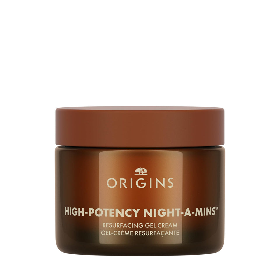 Origins front packaging of Night-A-Mins showing product and benefits