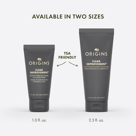 Origins jar on bathroom shelf with plants, showing everyday skincare ritual