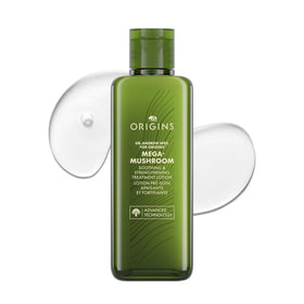 Origins front packaging showing bottle and label, communicates calming formula benefit