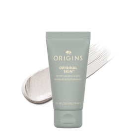 Origins travel-size jar front view showing label and packaging benefit