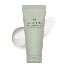 Origins front tube of Peace of Mind hand cream showing packaging and calming scent benefit