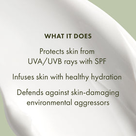 Origins applying moisturizer on hand demonstrating smooth application