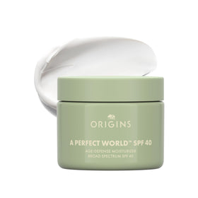 Origins front packaging showing SPF 40 and benefits