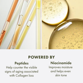 Origins Plantscription serum on hand demonstrating absorbency and fast hydration benefit