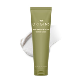 Origins Plantscription front packaging showing tube and product name for clear identification