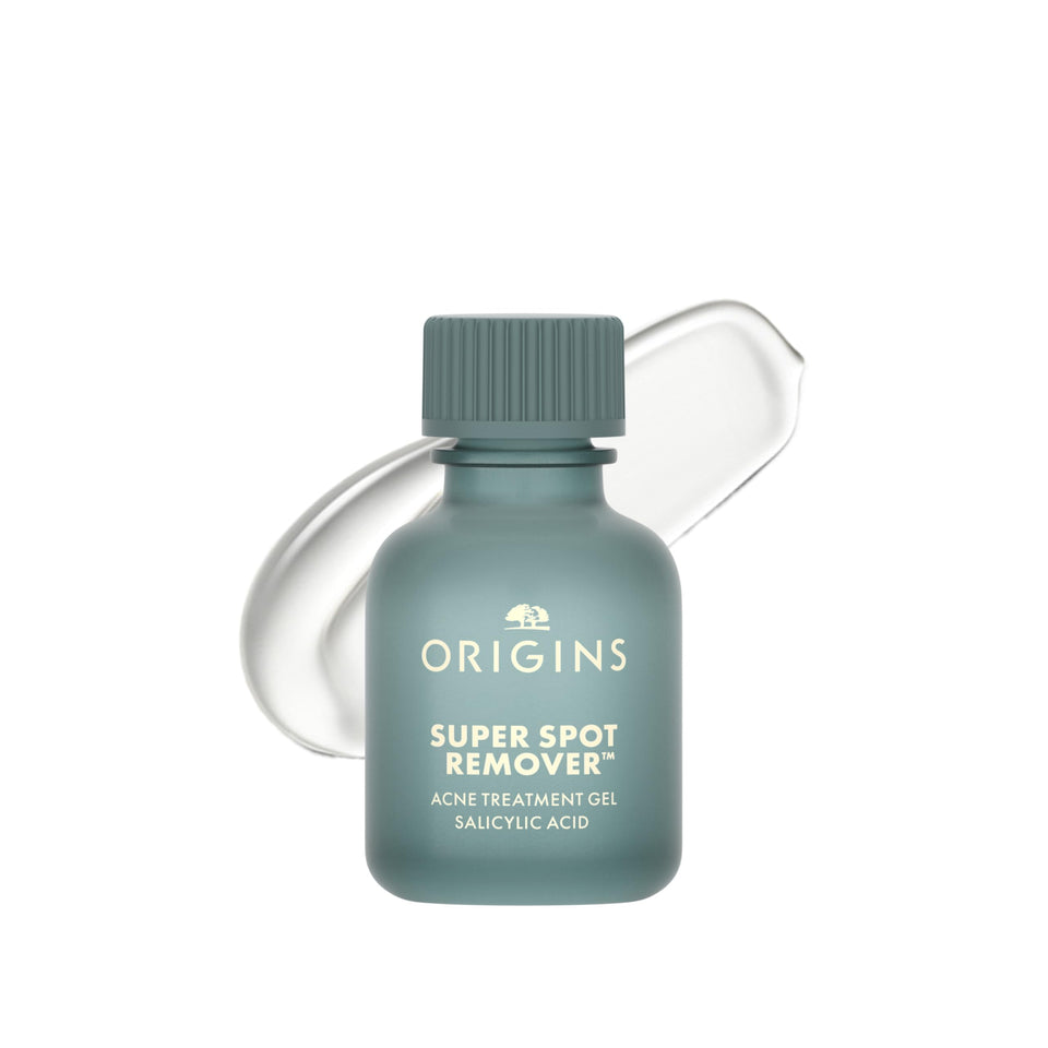 Origins front packaging showing compact tube and clear labeling benefit-targeted treatment