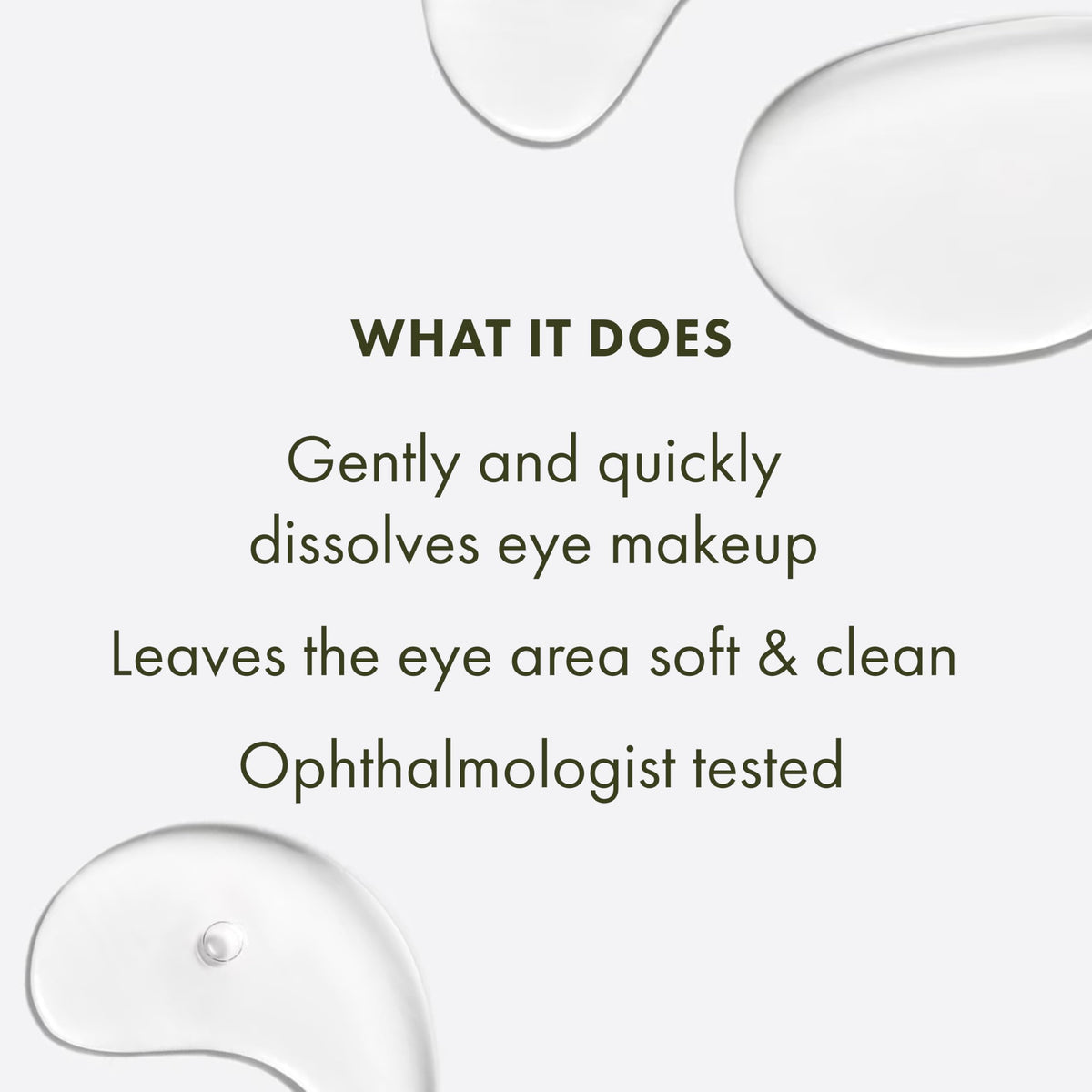 Origins Well Off application demo with cotton pad removing mascara gently and effectively