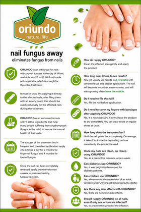 oriundo life nail before and after comparison showing smoother, stronger-looking nails