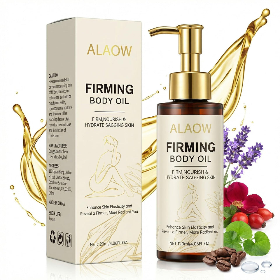ORIWAve front packaging showing bottle and label, promotes firming benefits