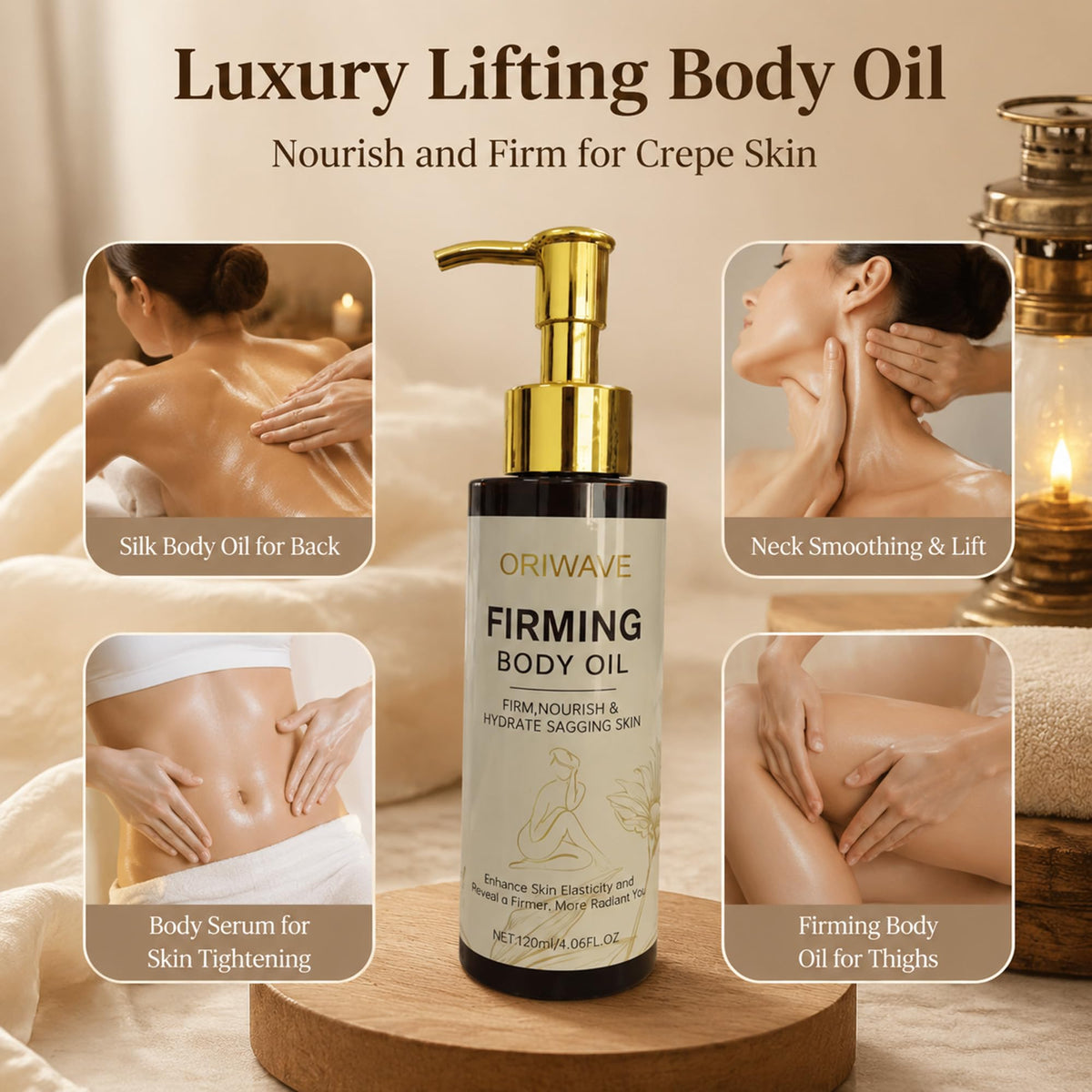 ORIWWAVE oil texture close-up highlighting lightweight absorption benefit