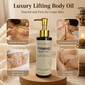 ORIWWAVE oil texture close-up highlighting lightweight absorption benefit