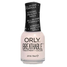 Orly Barely There 20908 bottle front view showing soft nude shade for natural manicures