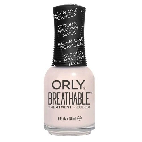 Orly Barely There 20908 bottle front view showing soft nude shade for natural manicures