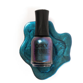 Orly bottle front view showing Freudian Flip color and label, clear product benefit