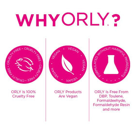 Orly Breathable Clear Coat brush applying glossy topcoat for smoother nails