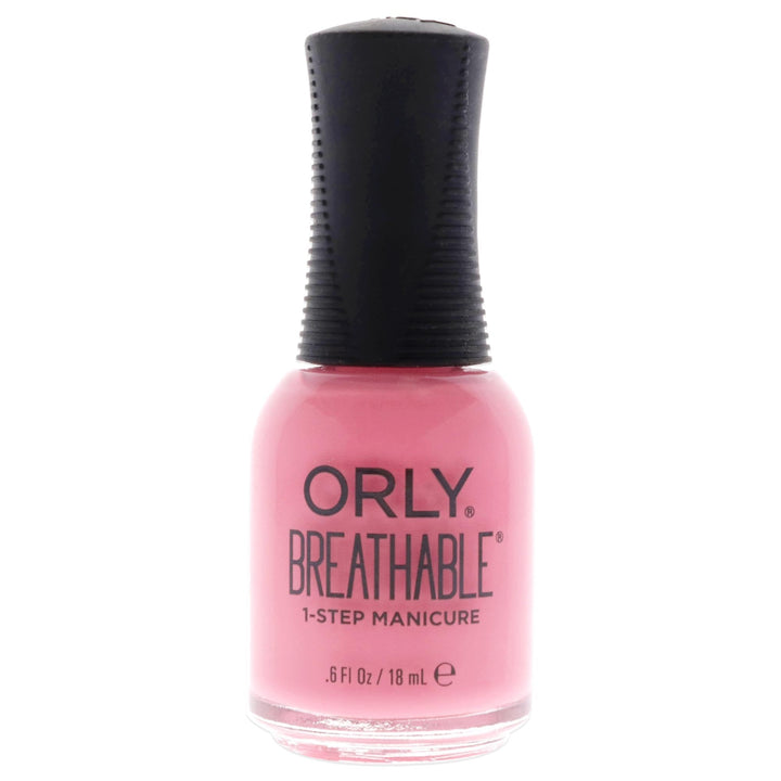 Orly bottle front view showing Flower Power color and compact size for easy polish application