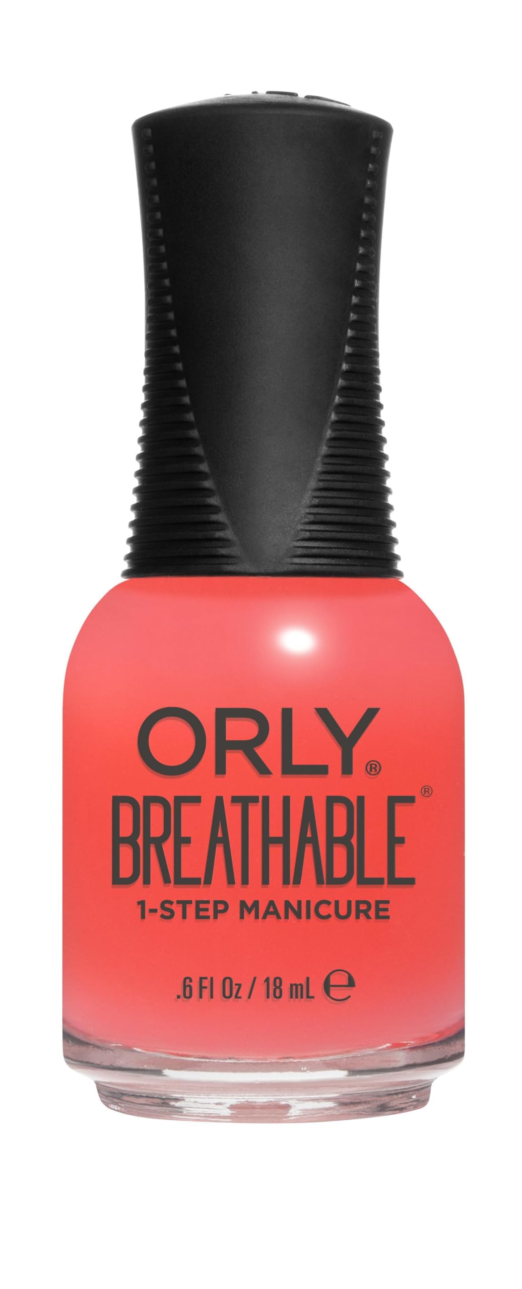 Orly bottle front view showing Sweet Serenity shade and easy application benefit