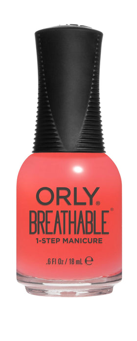 Orly bottle front view showing Sweet Serenity shade and easy application benefit