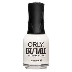 Orly bottle front view showing white tips shade and compact size benefit