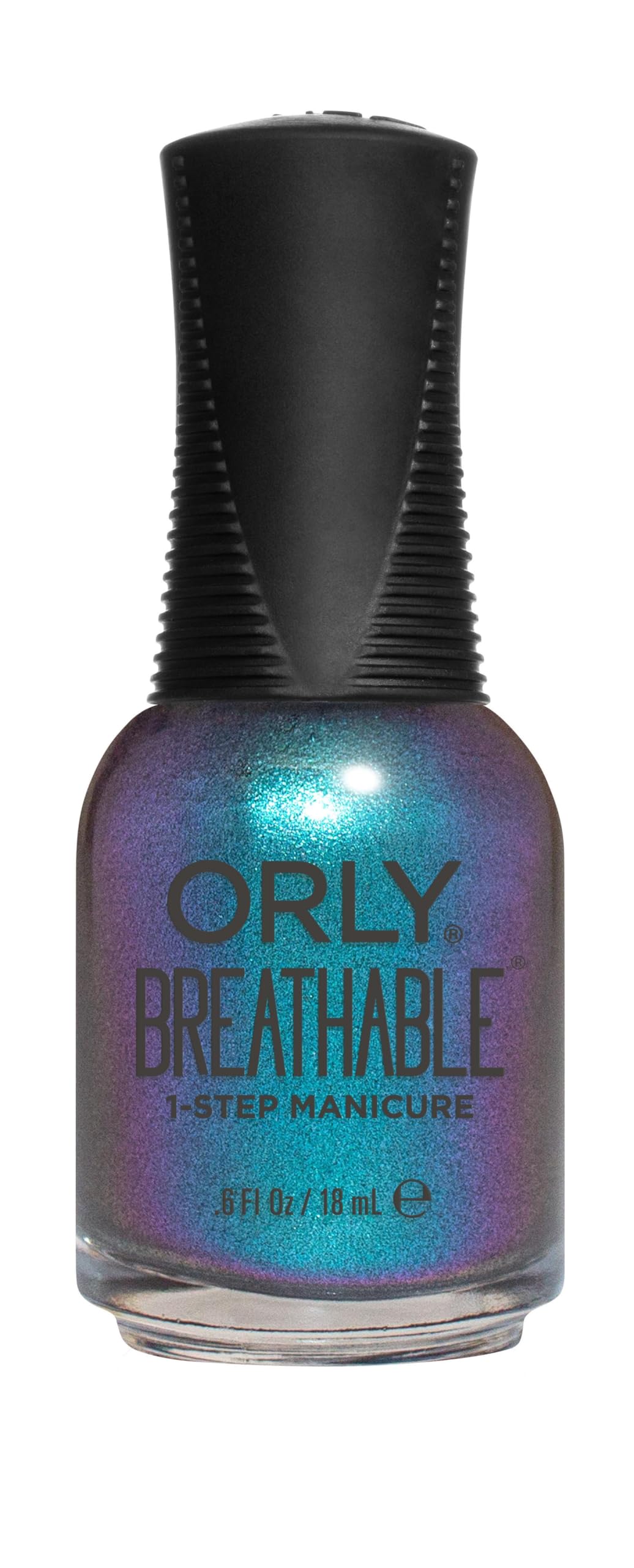 Orly brush close-up applying smooth polish stroke, showcasing easy application benefit