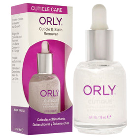 ORLY Cutique application on fingernail in use demonstrating easy cuticle softening