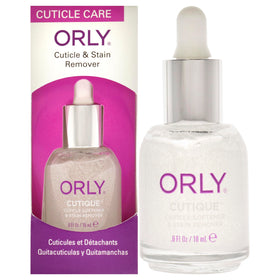 ORLY Cutique front bottle showing formula for softening cuticles and brightening nails