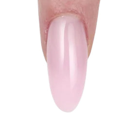Orly bottle next to a hand for scale showing professional-sized convenience