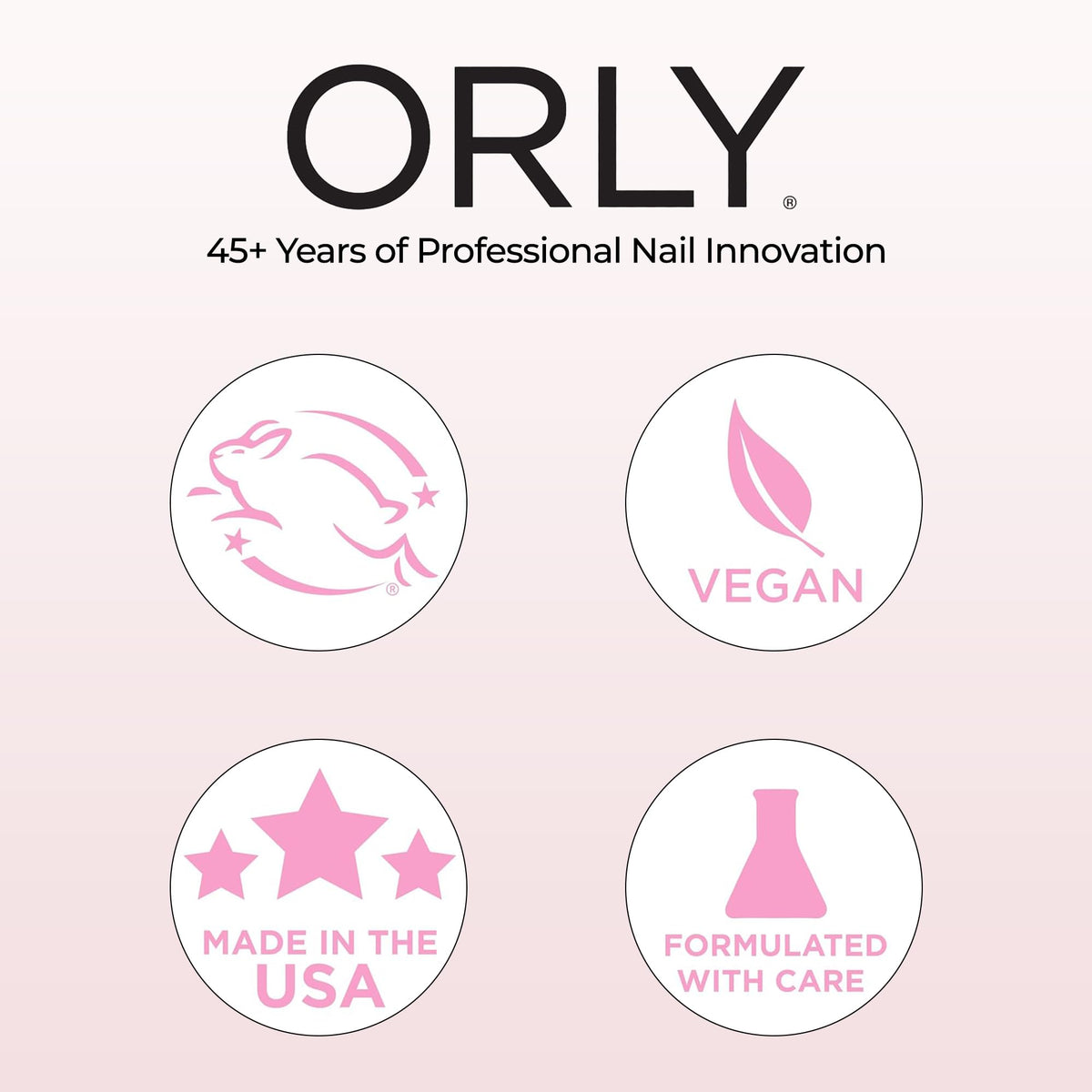 Orly product on a desk styled with manicure tools for a polished, natural look