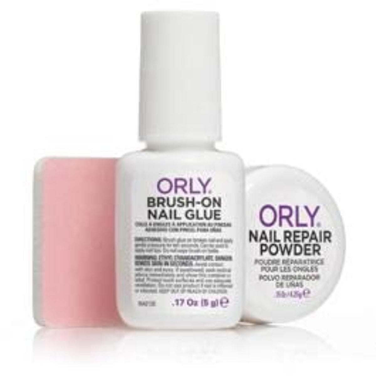 Orly repair kit in use on a fingernail demonstrating fast, discreet repair