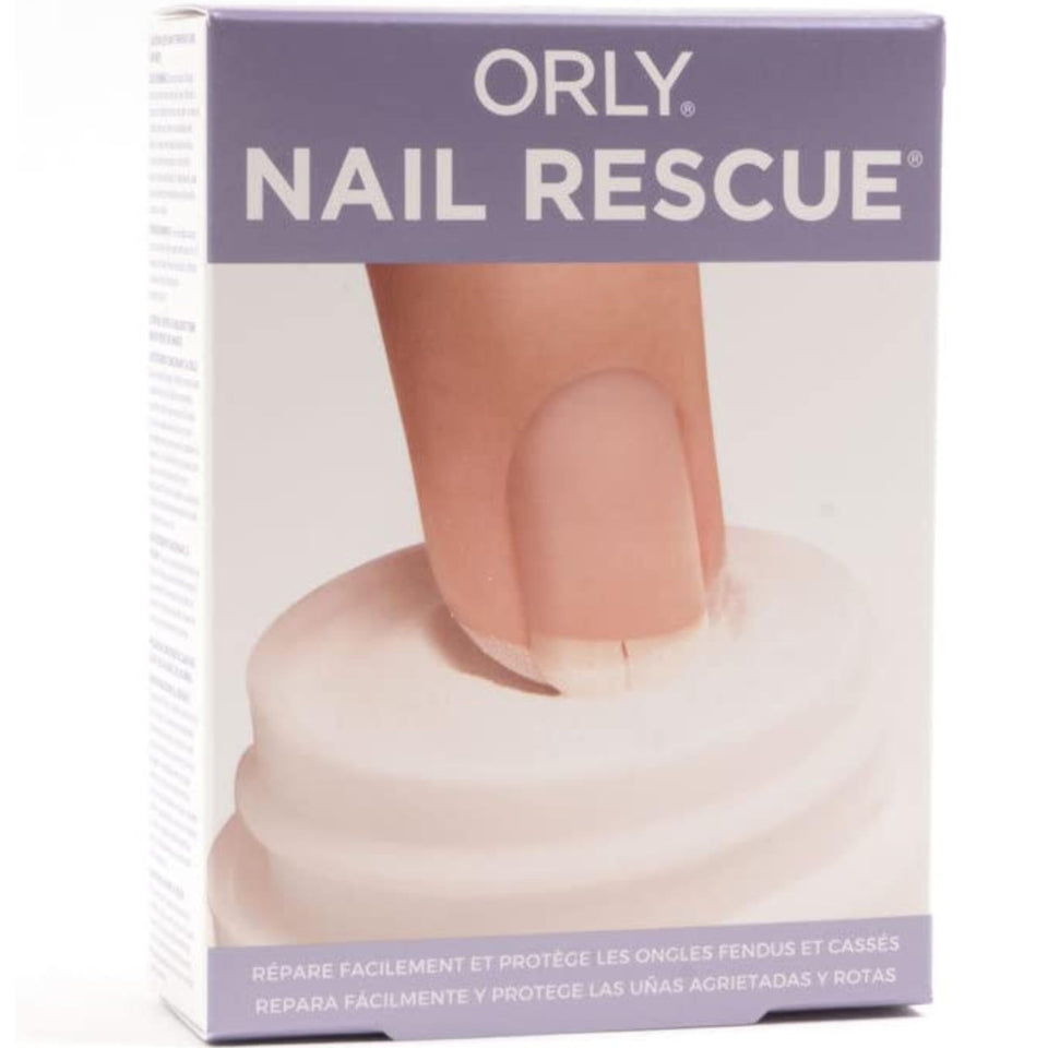 Orly nail rescue kit front packaging showing components and portability benefit