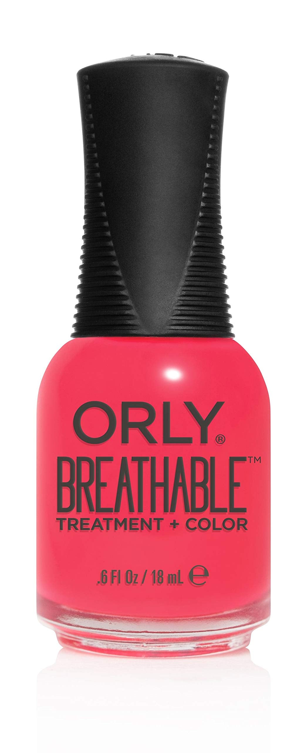 Close-up brush stroke of Orly Pep In Your Step showing smooth application and even coverage