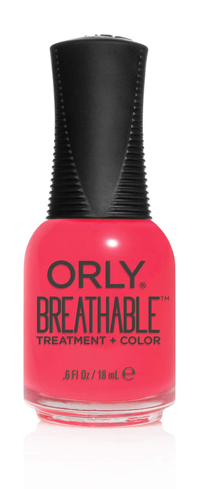Close-up brush stroke of Orly Pep In Your Step showing smooth application and even coverage
