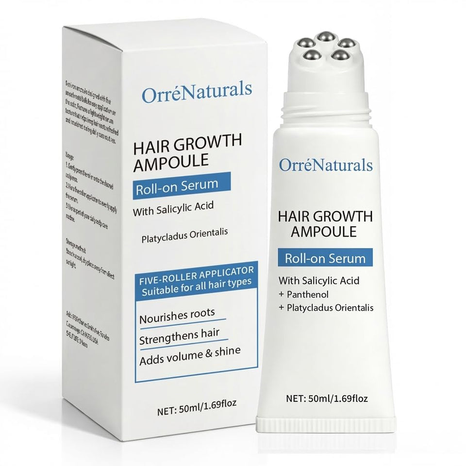ORRÉNATURALS front packaging 50ml showing product clarity and compact design