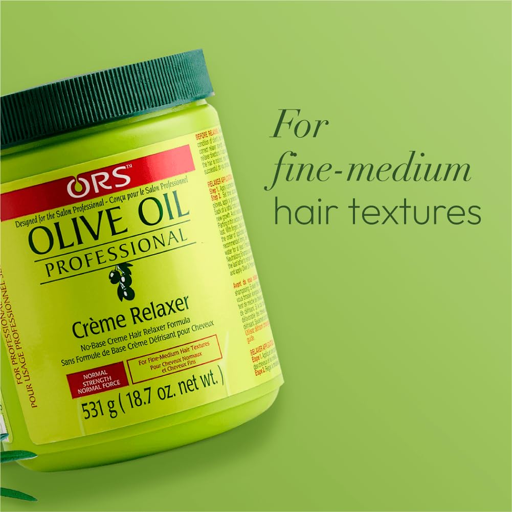 ORS after styling sleek hair demonstrating smoother, shinier, manageable results