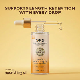 ORS Batana oil texture closeup highlighting silky absorption and deep conditioning benefit