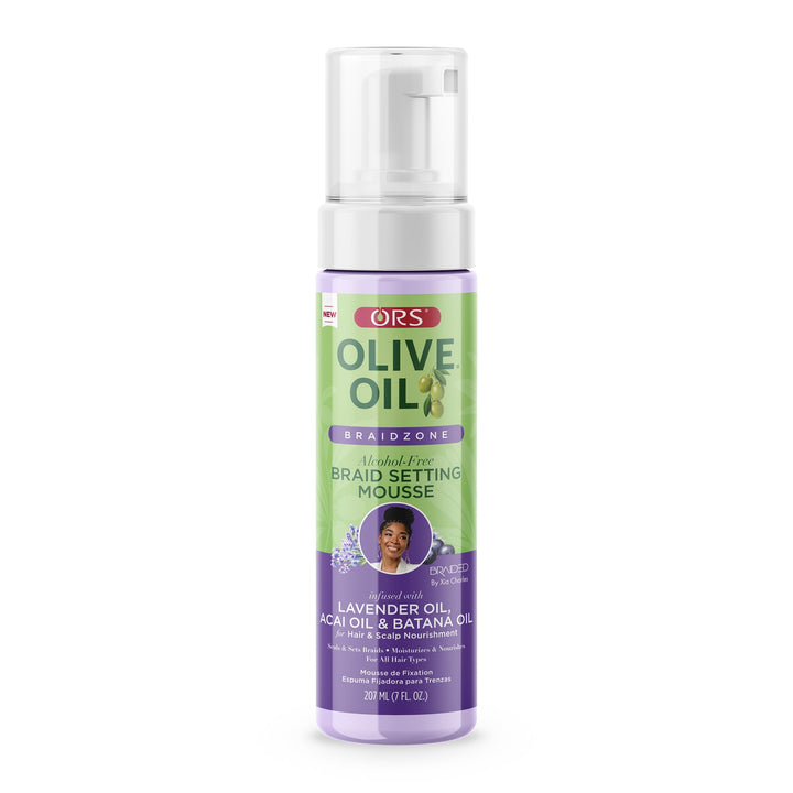 ORS Braidzone front packaging showing product and benefits