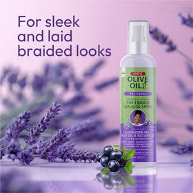 ORS oil blend texture with olive, acai and shea showing nourishing oils