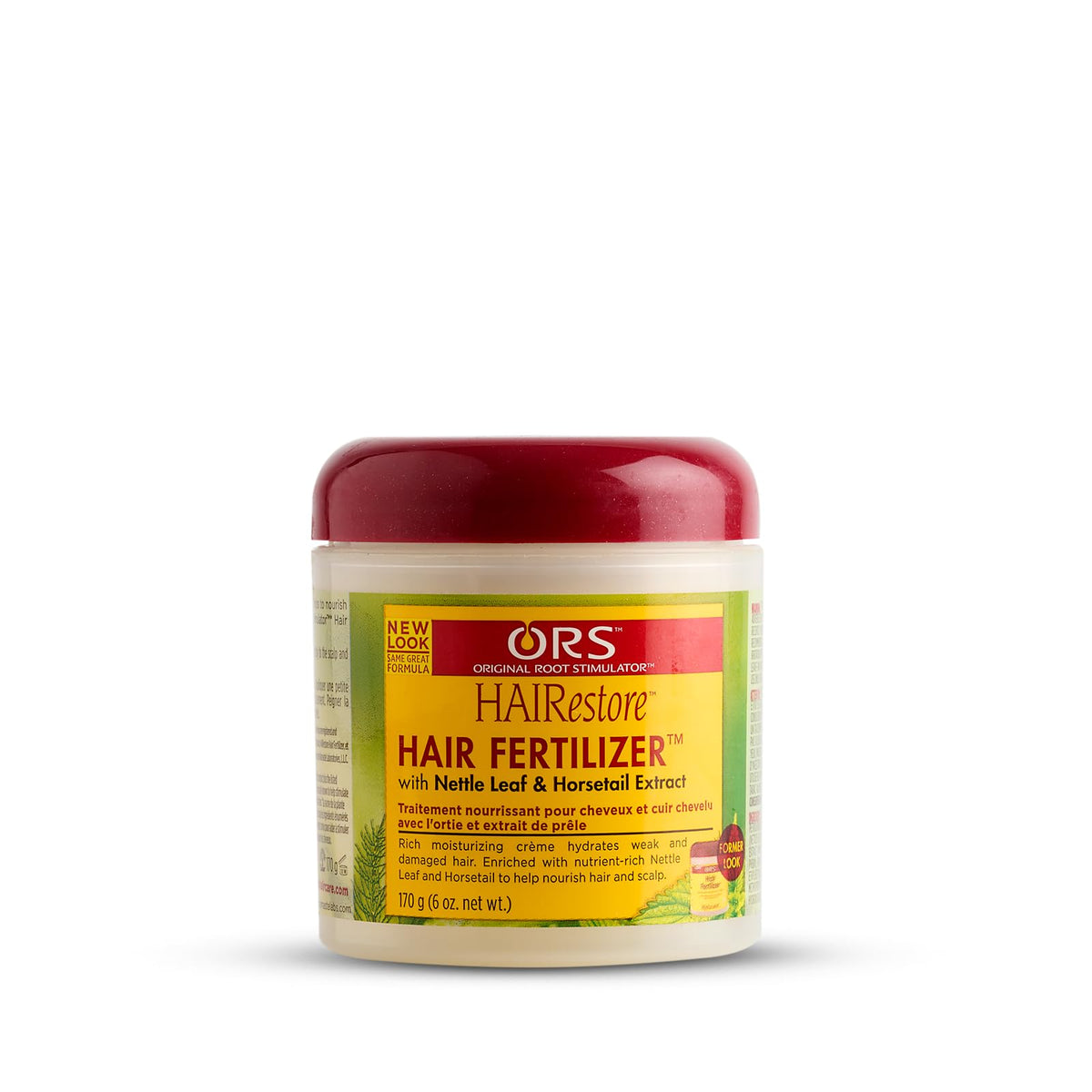 ORS jar front view showing product branding and 6 oz size benefit