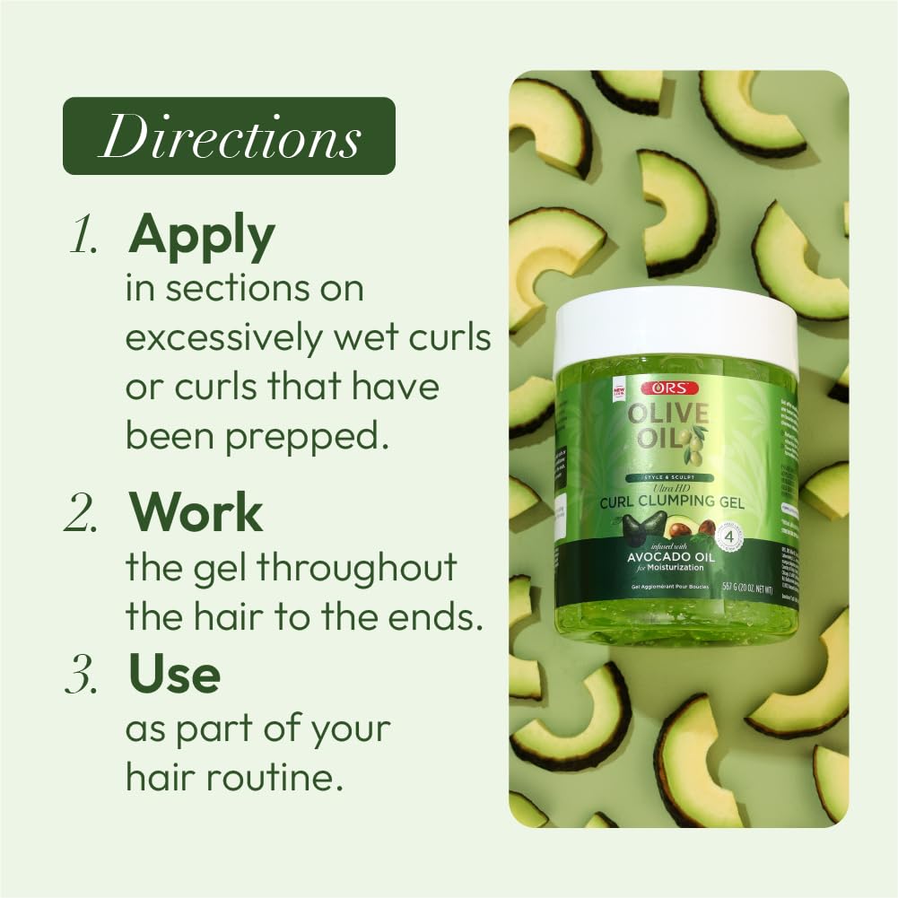 ORS lifestyle model outdoors with defined curls showing long-lasting hold