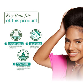 ORS applied to damp hair demonstrating easy spread and slip