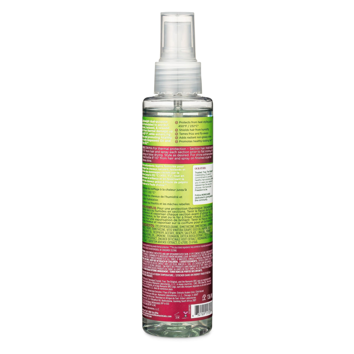 ORS spray nozzle detail highlighting easy application and even mist