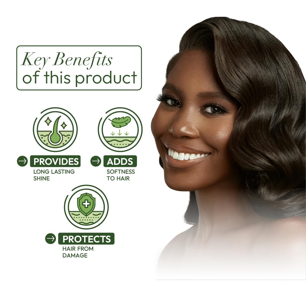 ORS olive oil relaxer applied on hand demonstrating even spread and gentler application