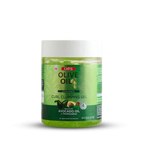 ORS olive oil gel front packaging showing product and benefits