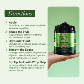 ORS lifestyle photo of sleek ponytail showcasing high shine and long-lasting hold